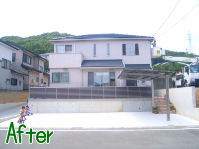 Oさま邸の外構リフォーム