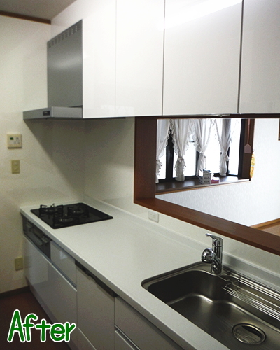 Iさま邸のキッチンリフォーム